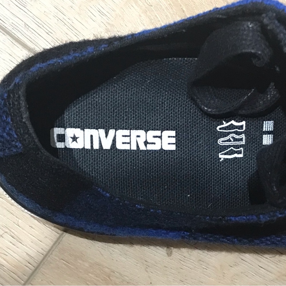 Converse AllStar Blue plaid rare - Picture 6 of 8